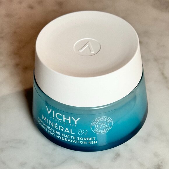Vichy Laboratories Minéral 89 48H Moisture Matte Sorbet Fragrance-Free Gel | NEW - Picture 2 of 5